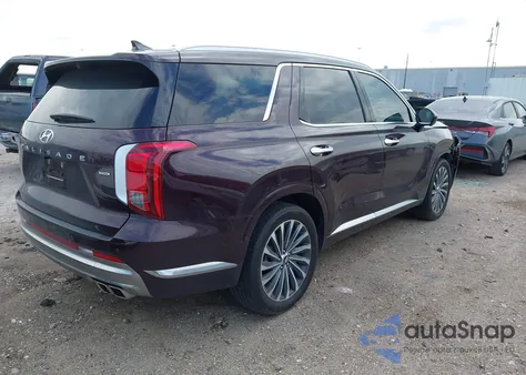 2025 Hyundai Palisade Calligraphy from USA, damaged, VIN KM8R7DGE2SU819823